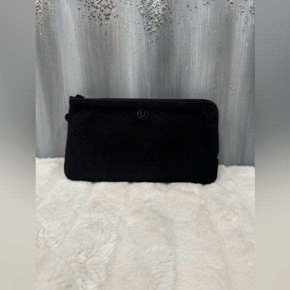 lululemon athletica Handbags - Lululemon Black Double Zip Wallet